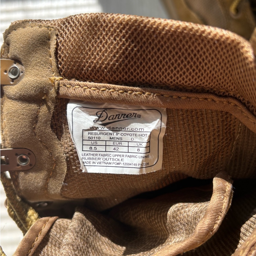 Danner Men's Resurgent Hot Boots - Coyote Brown - Picture 6 of 6